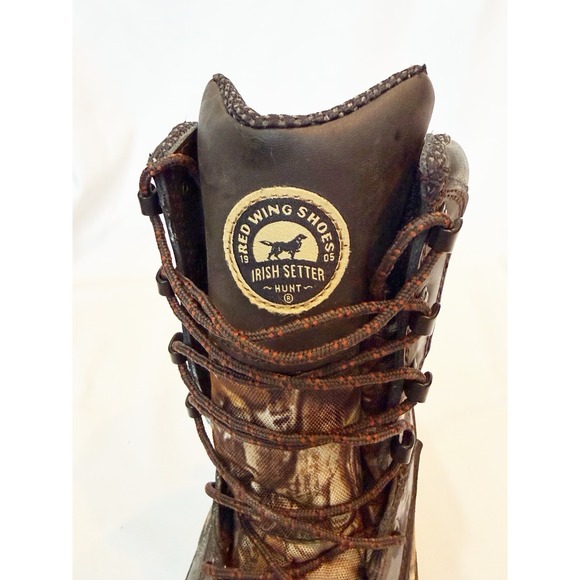 Irish Setter Hunting Boot 800 Gm Thinsulate Ultra Dry Waterproof Camo Mens Sz 8D main image 5